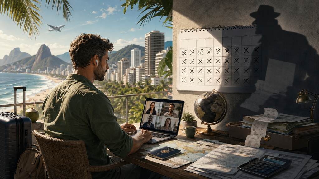 Estrangeiro pode morar no Brasil trabalhando para fora? O visto de nômade digital e a armadilha dos 183 dias 1 Estrangeiro pode morar no Brasil trabalhando para fora